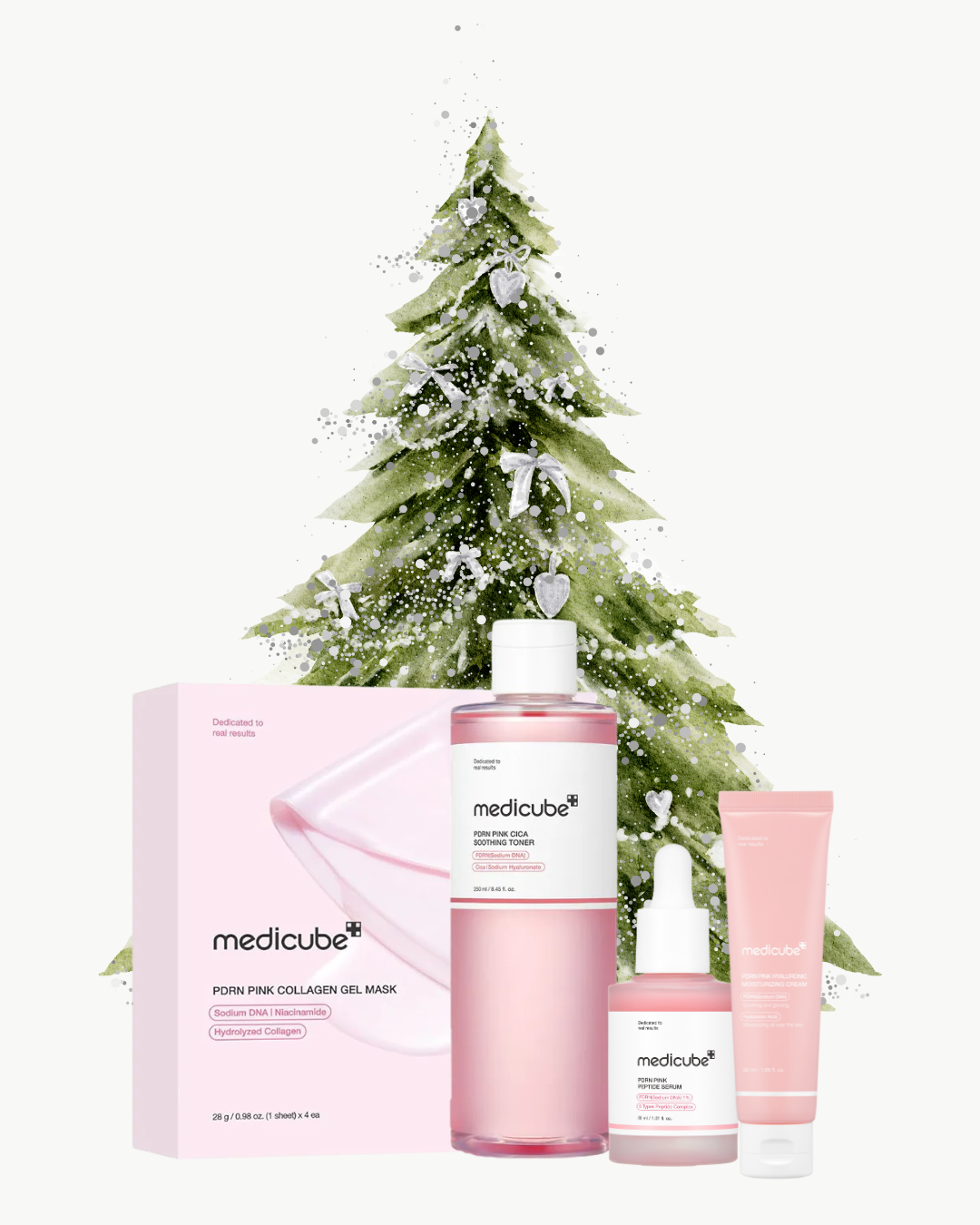 Pink PDRN Christmas Glow Set