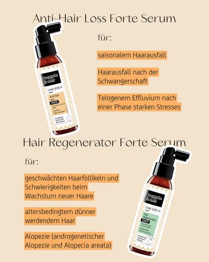 Vergleich zwischen Nuggela & Sulé Anti-Hair Loss Serum und Hair Regenerator Serum