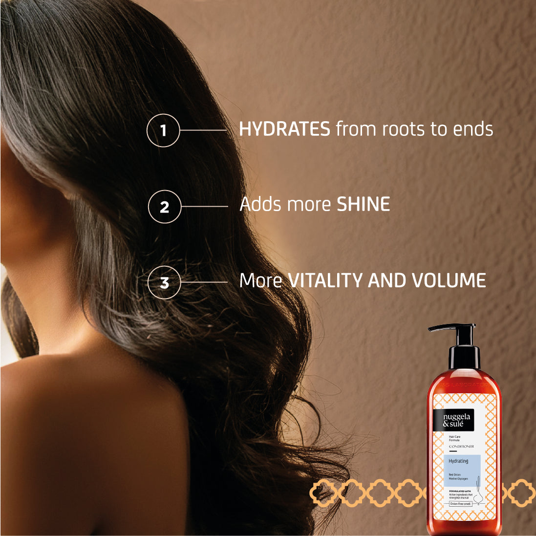 Vorteile des Nuggela & Sulé Hydrating Conditioners für alle Haartypen